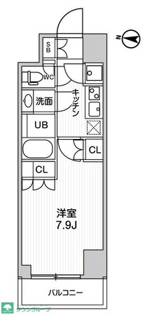 ガリシア森下Vの物件間取画像